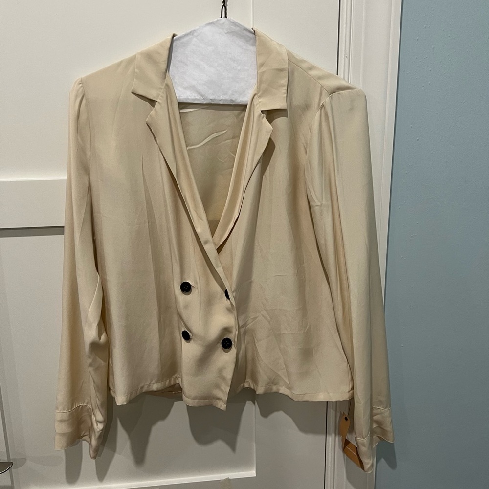 Reformation button up shirt in size small. NWT